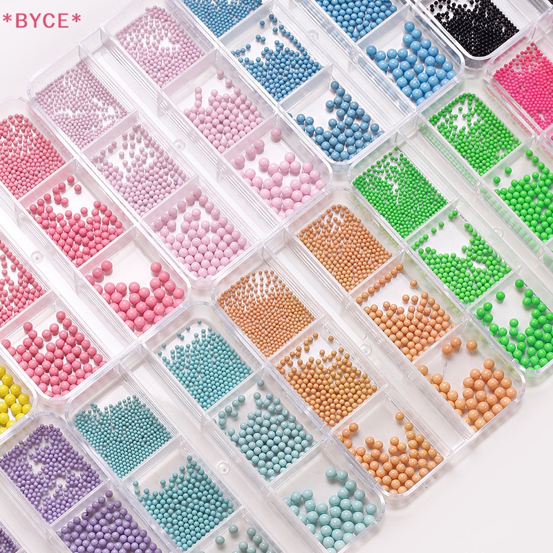 Hộp 6 Ngăn Đựng Hạt Cườm 3D Trang Trí Móng Tay Nghệ Thuật Mới