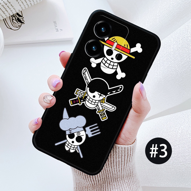 VIVO Y22 Y21 Y20 Y20S Y12S Y12A Y20I Y19 Y16 Y15A Y15S Y12 Y17 Y15 Y11 Y02 Y02S Ốp Điện Thoại Dẻo Họa Tiết One Piece Luffy Cho