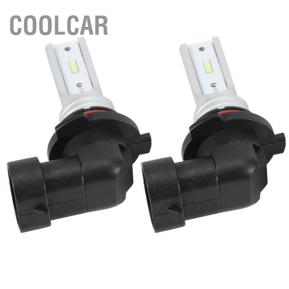 CoolCar 2 bóng đèn pha 9005 HB3 72W 6000K trắng Hạt sương mù LED có giải mã