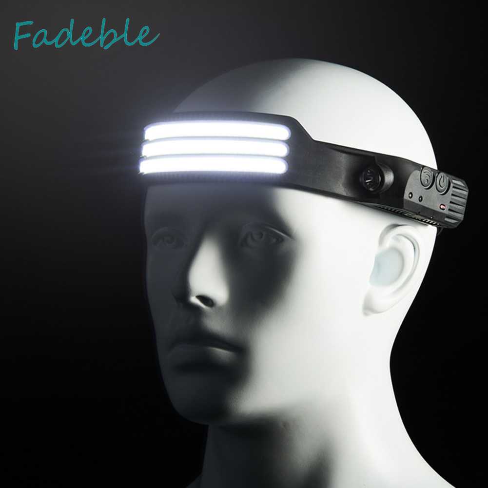 Đèn LED COB Đeo Trán Cảm Ứng Mạnh Mẽ Cắm Trại Ngoài Trời