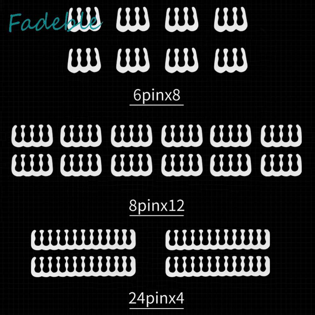 Set 24 Lược Chải Dây Cáp 6 / 8 / 24 Pin Cho Máy Tính 3.0-3.6mm