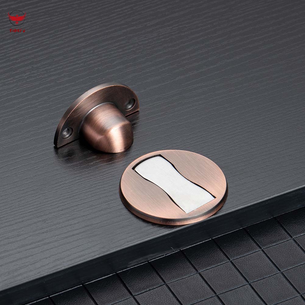 Giá Đỡ Chặn Cửa Bằng Kim Loại Hít Nam Châm Thông Dụng Chống Rỉ
