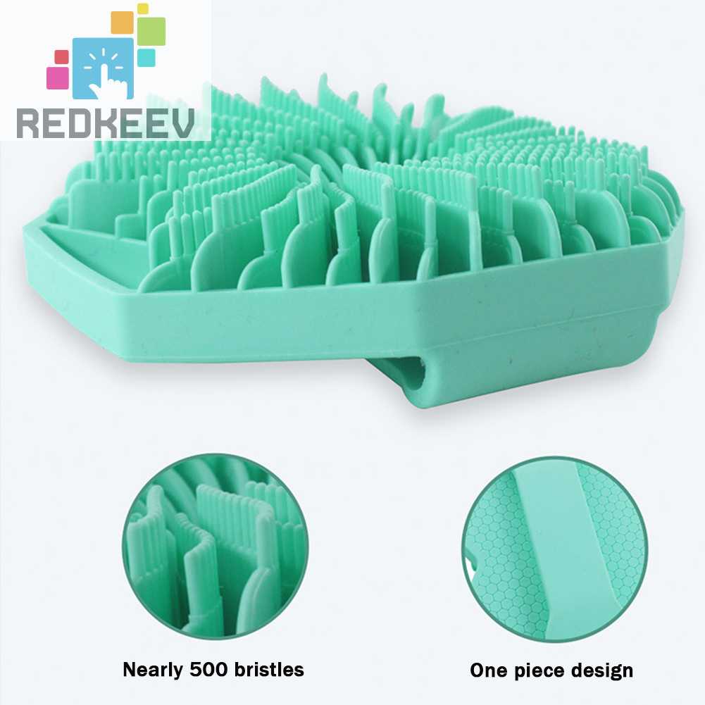 Bàn Chải Tắm Cầm Tay Tẩy Tế Bào Chết Bằng Silicone Tiện Dụng