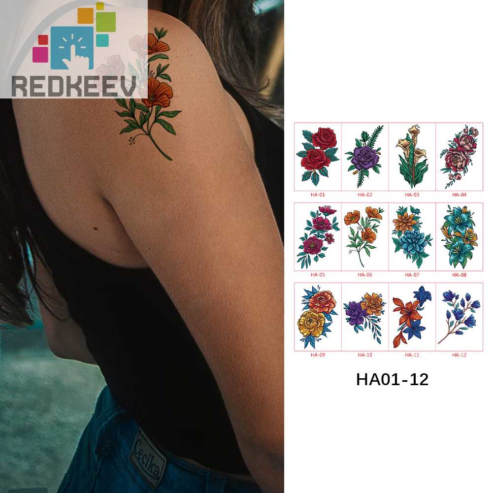 Bộ 36 Miếng Dán Hình Xăm Hoạt Hình 3D Không Độc Hại Dành Cho Trẻ Em