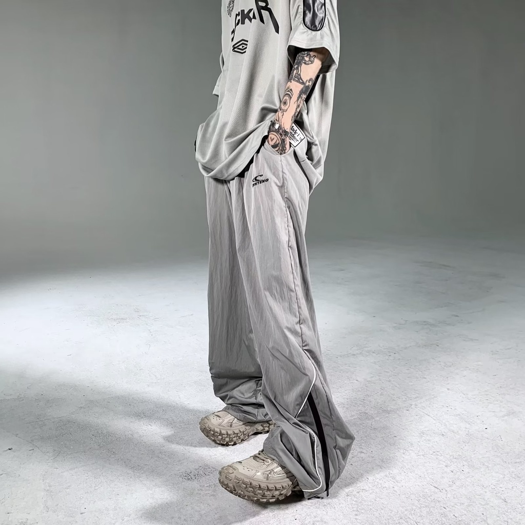 Quần Thể Thao Dài Đến Mắt Cá Chân Co Giãn Thời Trang Đường Phố Nhật Bản Mùa Hè Cho Nam