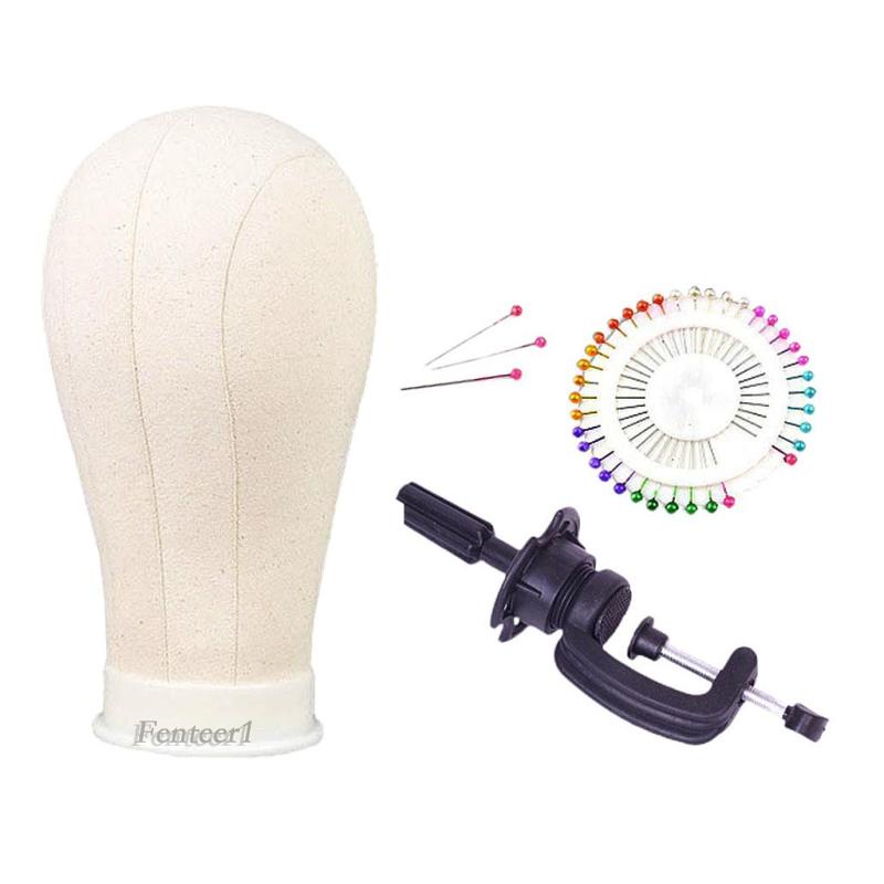 [Fenteer1] Đầu Ma Nơ Canh Vải Canvas Làm / Khô / Tạo Kiểu Tóc 21inch