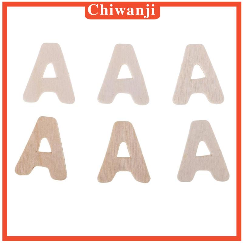 Bộ Bảng Chữ Cái Gỗ Tự Nhiên 156x Dùng Trang Trí Sổ Tay DIY