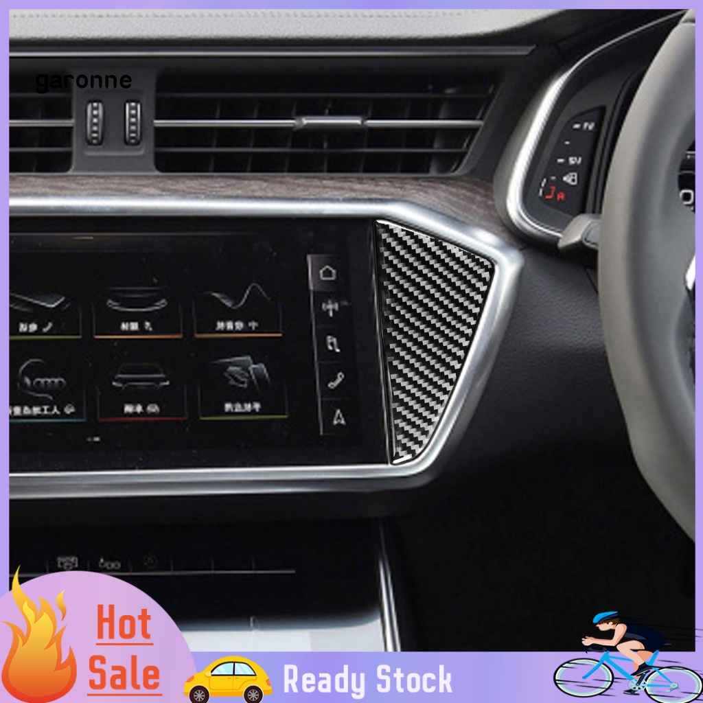Bộ 2 Khung Viền Bảng Điều Khiển Chống Tia UV Cho Xe Hơi Audi A6L A7 2019