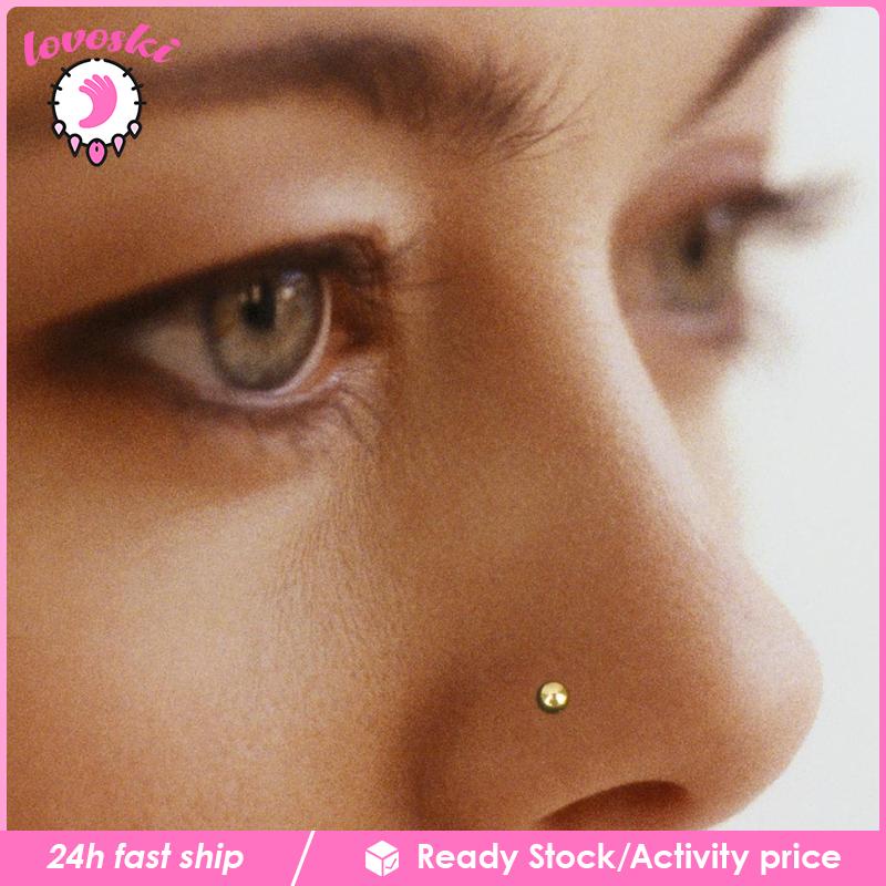 Hộp 60 Khuyên Mũi 20G Bằng Thép Không Gỉ