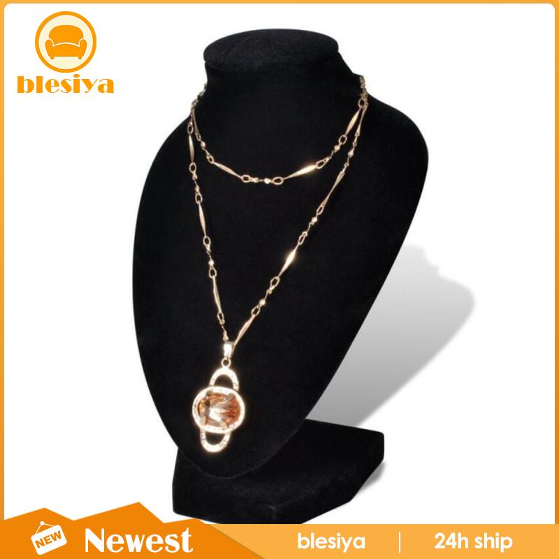 [Blesiya] Giá Nhung Trưng Bày Vòng Cổ / Trang Sức Màu Đen