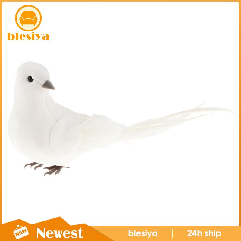 Set 2 Chú Chim Đuôi Dài Nhân Tạo Dùng Trang Trí