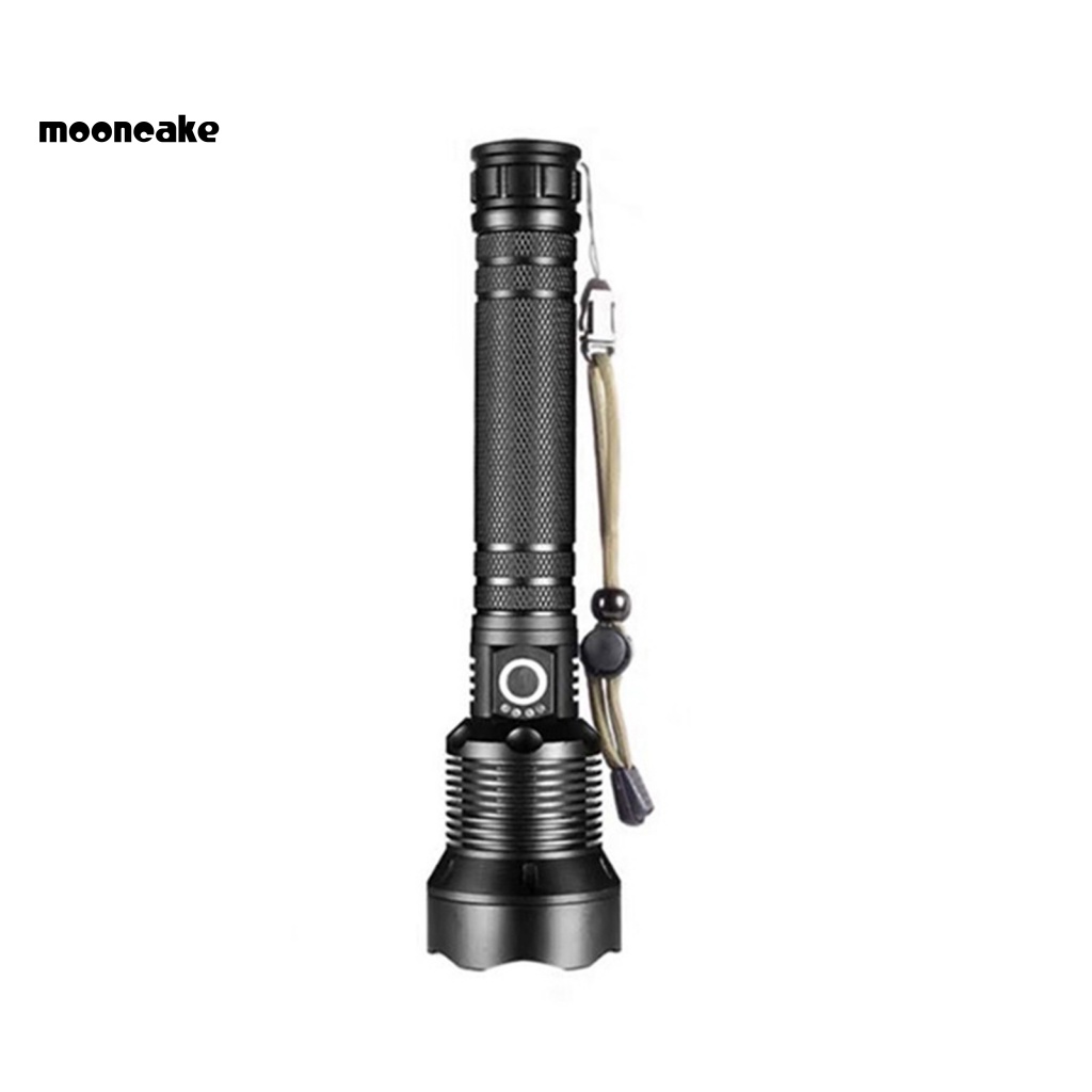 Đèn Pin LED 3 Bánh Răng Type-C Bằng Hợp Kim Nhôm Có Thể Sạc Lại Dùng Cho Cắm Trại Ngoài Trời