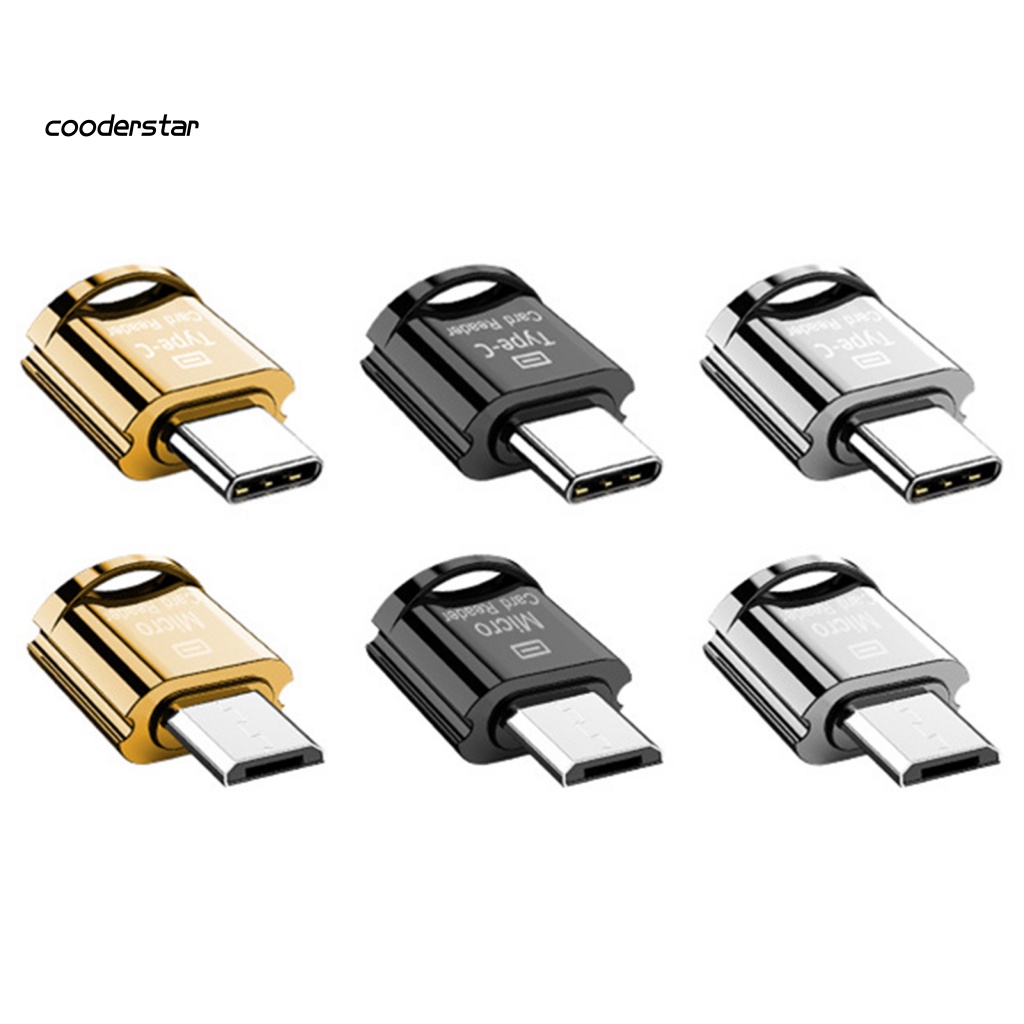 Đầu Đọc Thẻ Nhớ Chuyển Đổi Micro USB / Type-C Sang Micro USB / Type-C OTG Siêu Bền Tiện Dụng
