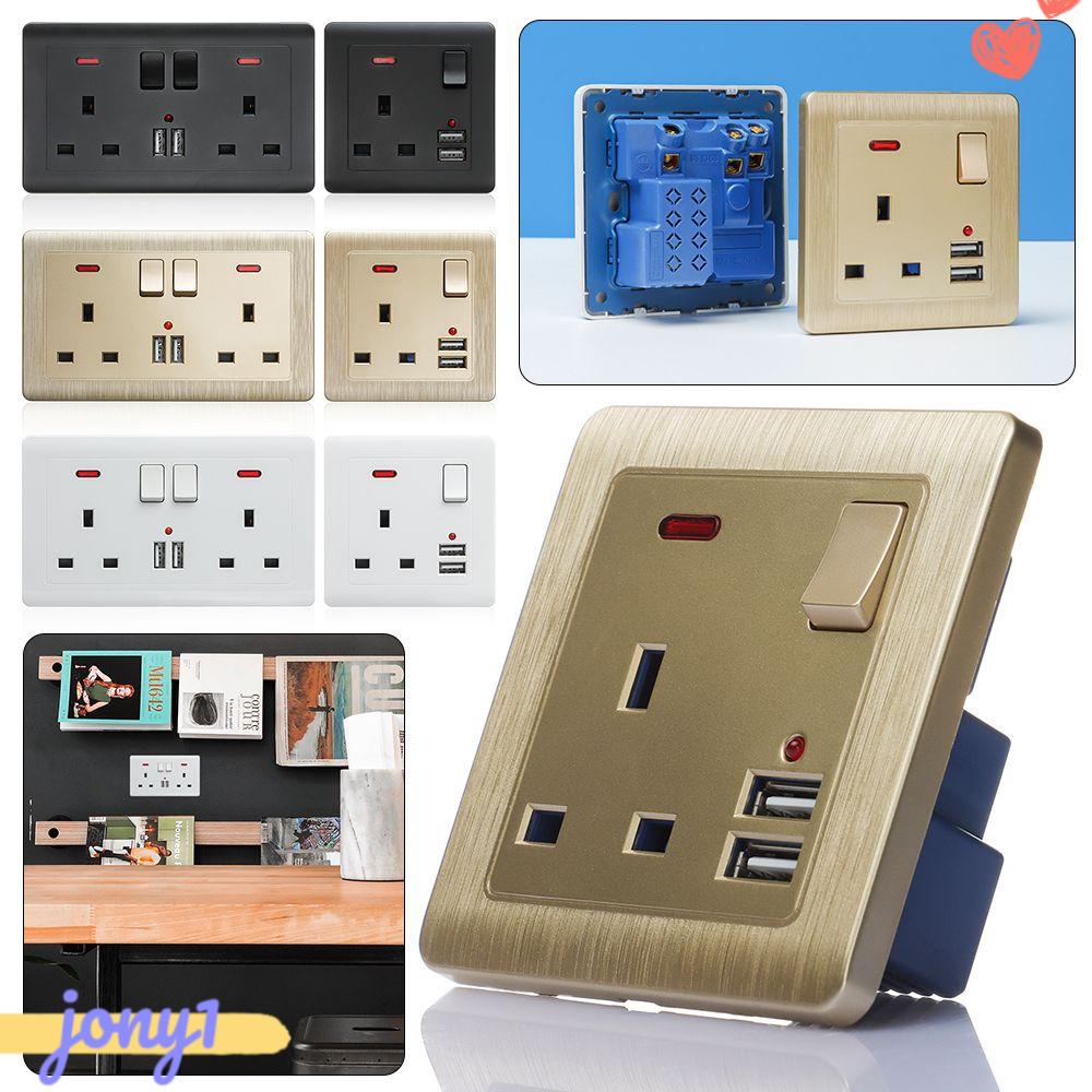 Ổ Cắm Điện Chuẩn UK Với Cổng USB
