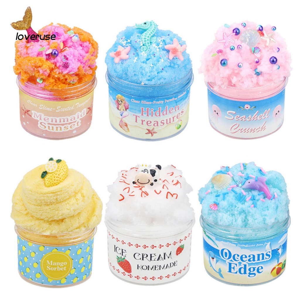 Slime Dẻo Ma Thuật Hình Động Vật Biển Hoạt Hình Vui Nhộn Cho Bé, Dung Tích 100ml