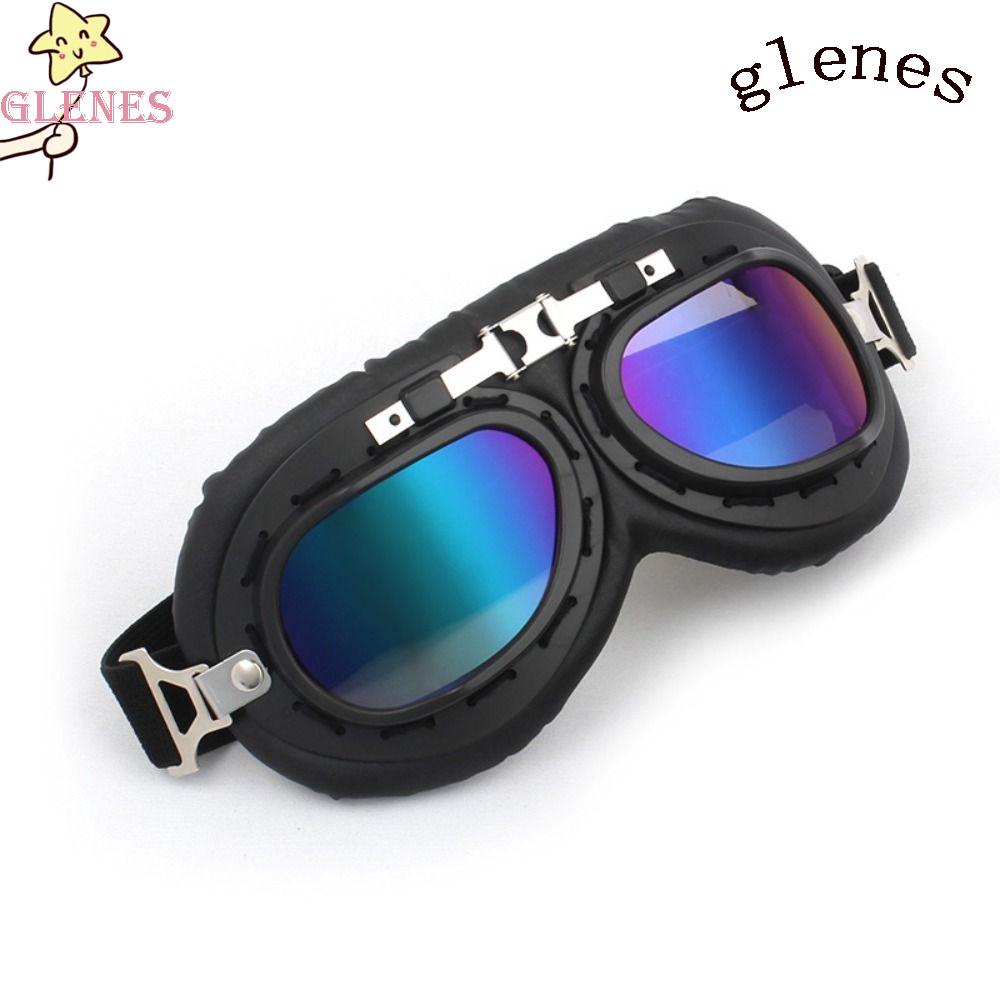 Glees Kính Râm Bảo Vệ Mắt Phong Cách Steampunk Cổ Điển