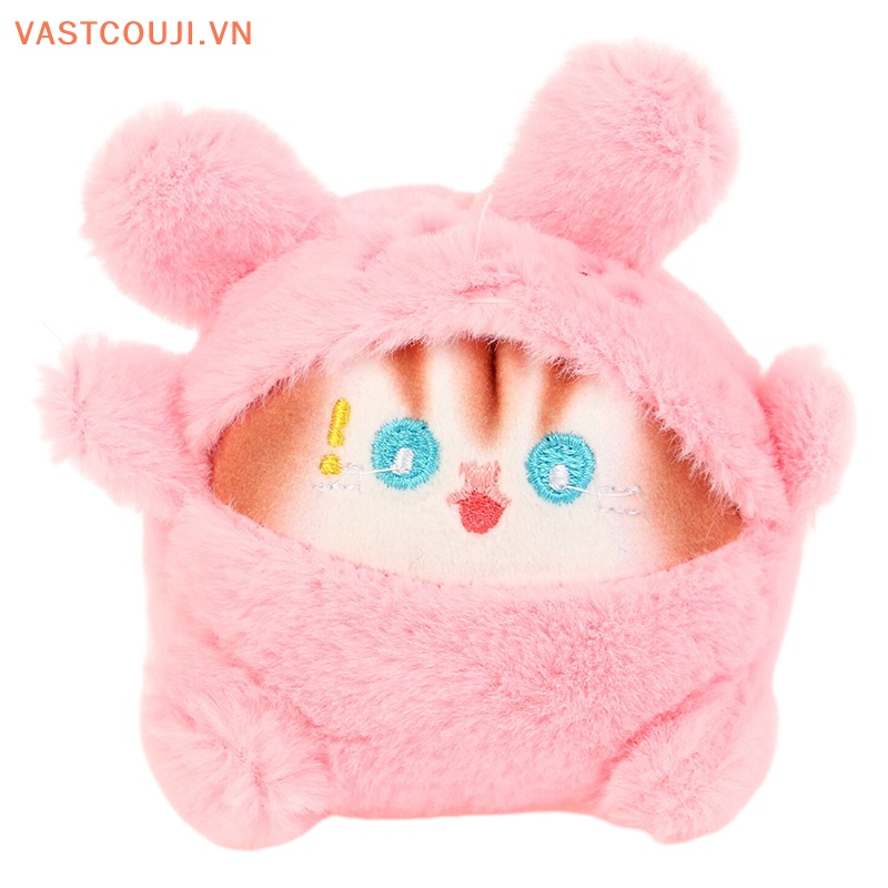 Móc Khóa Hình Mèo Nhồi Bông Đáng Yêu