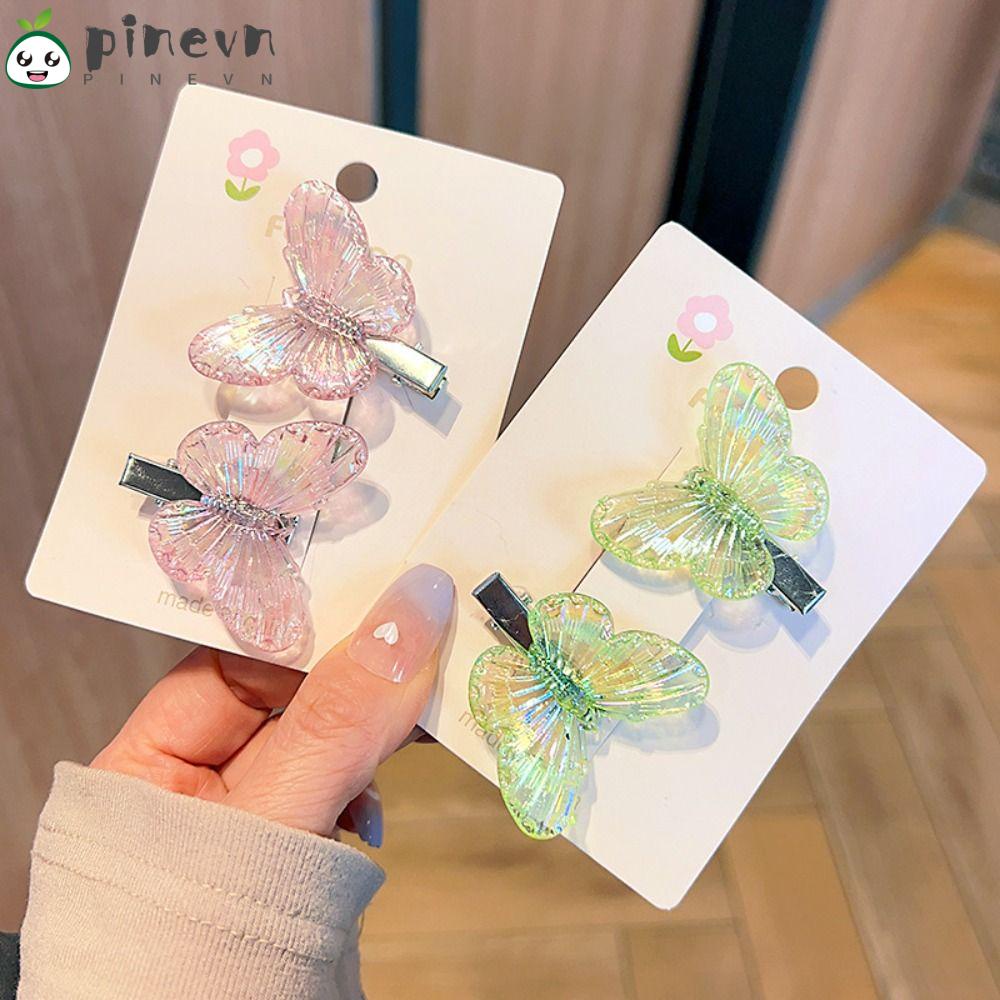 PINEVN Set 6 Cặp Kẹp Tóc Trong Suốt Nhiều Kiểu Dáng Thời Trang