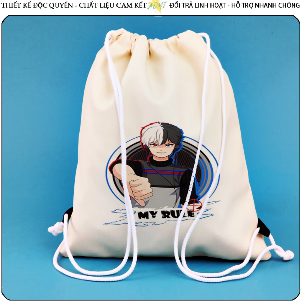 BALO  Hero Team Mèo Sammy Simmy SiroMINI AOMIVN DÂY RÚT ĐEO VAI 33x38cm NHỎ XINH UNISEX CHẤT CANVAS CUTE  OFFICIAL