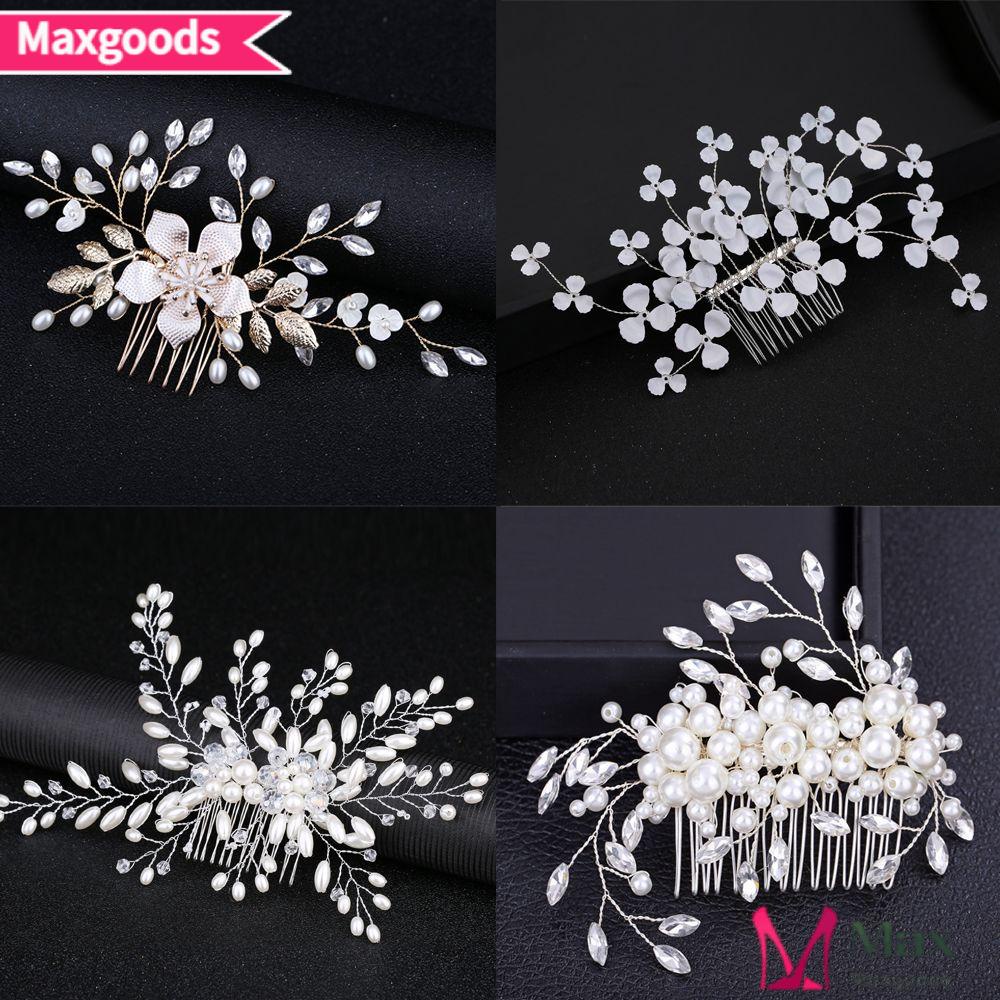 Lược Cài Tóc Đính Đá Lấp Lánh Dành Cho Cô Dâu