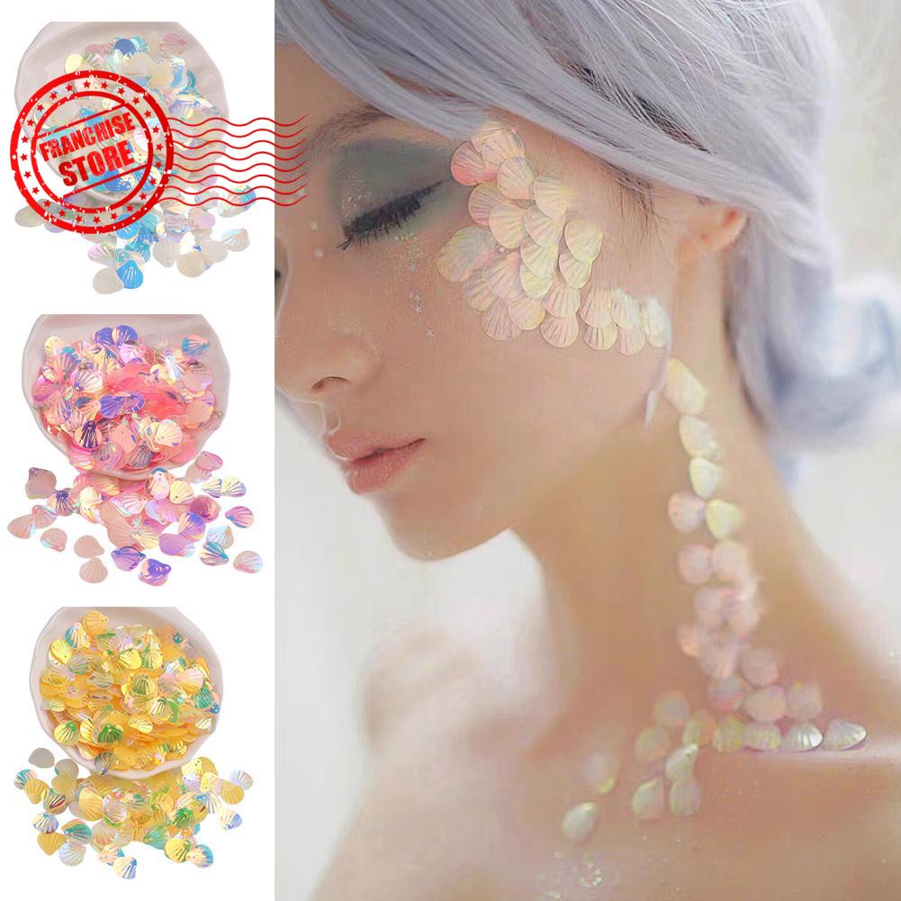 Gel Kim Tuyến Vảy Cá Trang Điểm Mắt Lấp Lánh Hình Vỏ Sò Z8E3