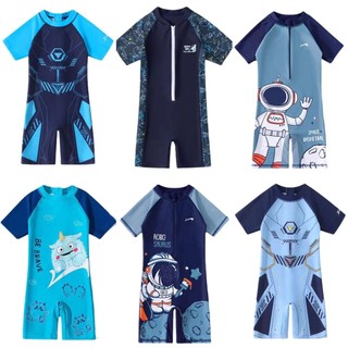 Bộ Đồ Bơi Liền Thân Nhanh Khô Thiết Kế Dễ Thương Cho Bé Trai