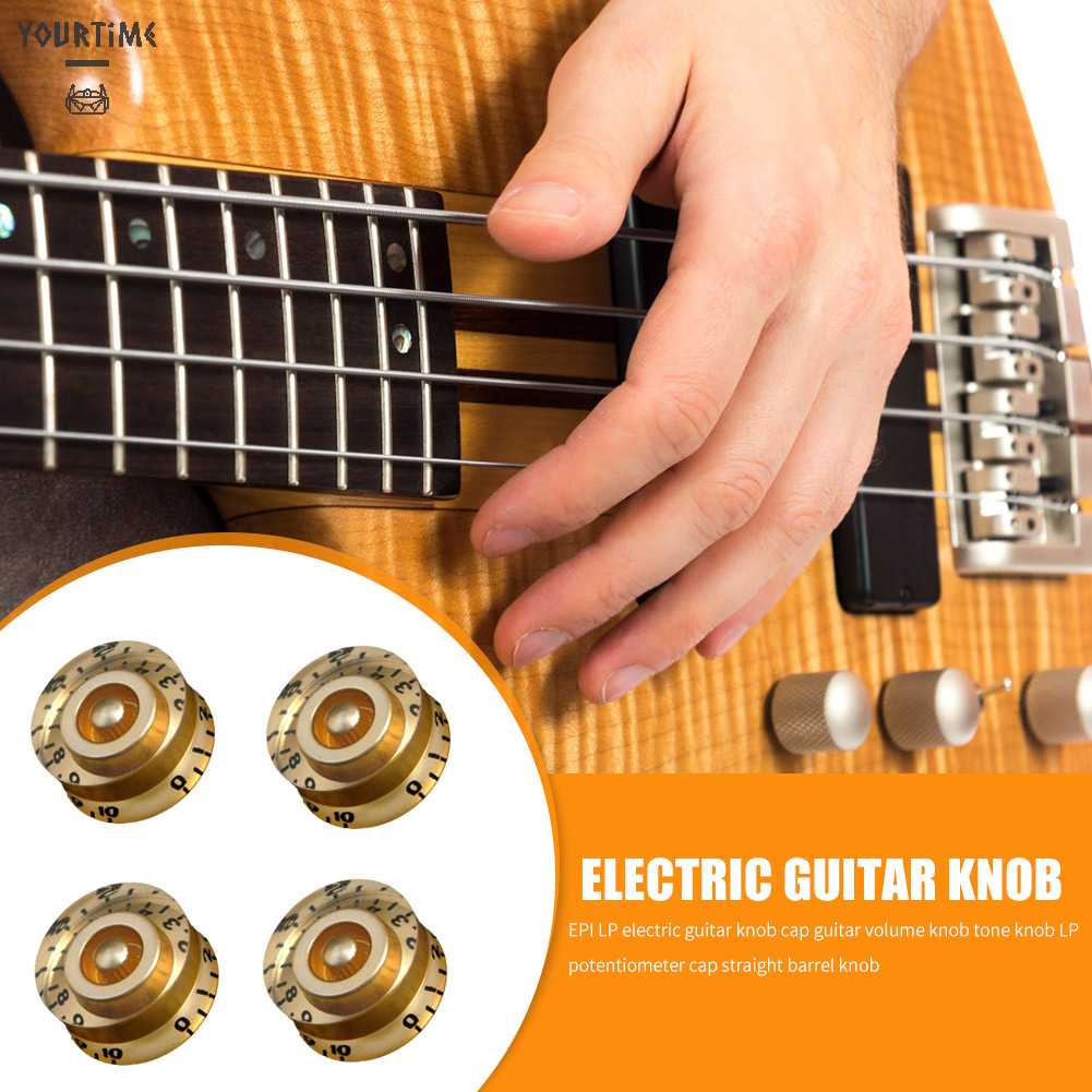 Bộ 4 Nút Chỉnh Âm Lượng Cho Đàn Guitar Điện EPI LP