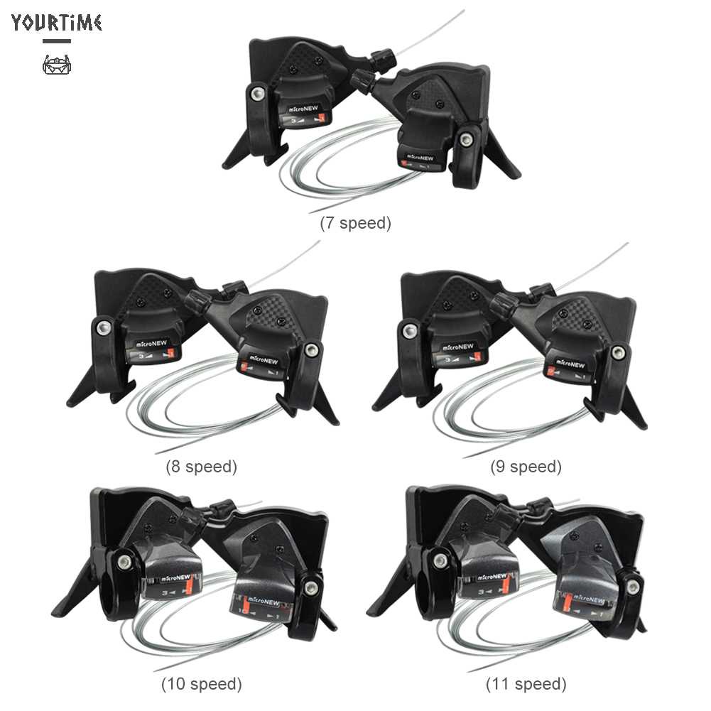 Micronew Bộ Cần Sang Số Xe Đạp Leo Núi Tốc Độ 3X7 / 8 / 9 / 10 / 11