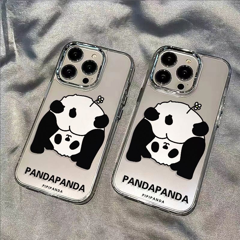 ✅Ốp Điện Thoại Mềm Chống Sốc In Hình Gấu Trúc Cho iPhone127 813plus 14pro / max 11 85VP