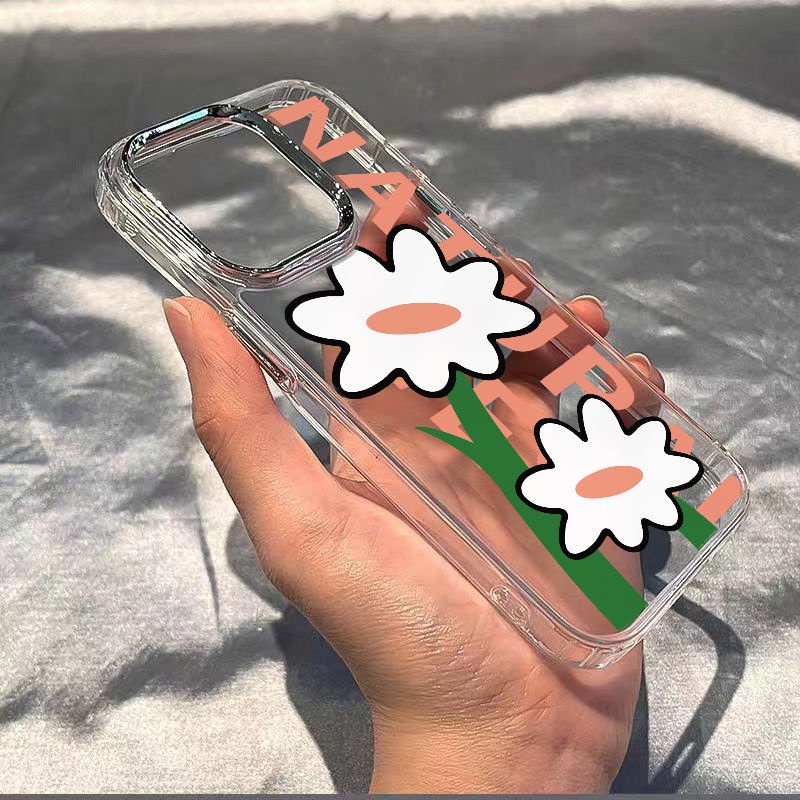 ✅Ốp Điện Thoại Mềm Chống Sốc Họa Tiết Hoa 4DYW Cho iPhone 7 xs 12Max 11plus 8 14pro 13