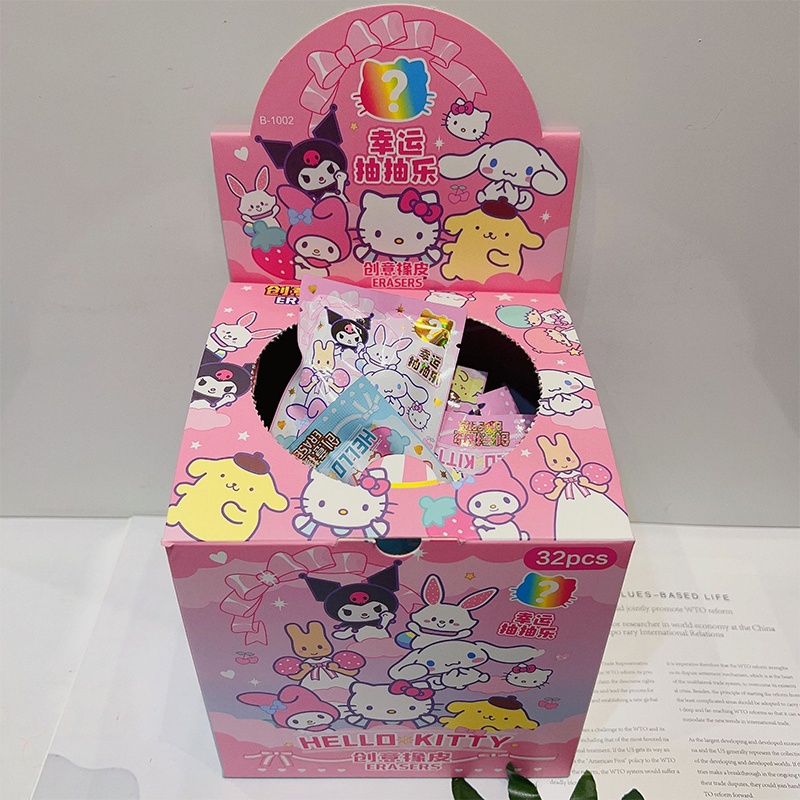 SANRIO 1 Cục Tẩy Bút Chì Hình Nhân Vật Hoạt Hình Đáng Yêu