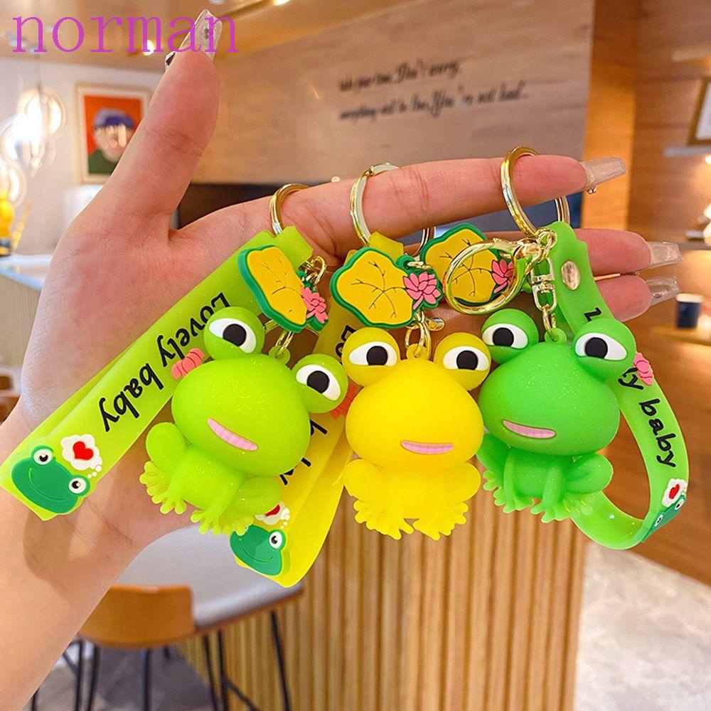 Móc Khóa Hình Ếch Xanh Hoạt Hình Dễ Thương Sáng Tạo Phong Cách Hàn Quốc