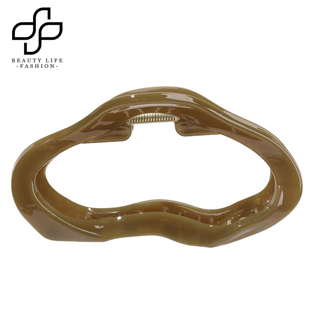 Kẹp Tóc Hình Đám Mây Màu Trơn Phong Cách Vintage Thời Trang