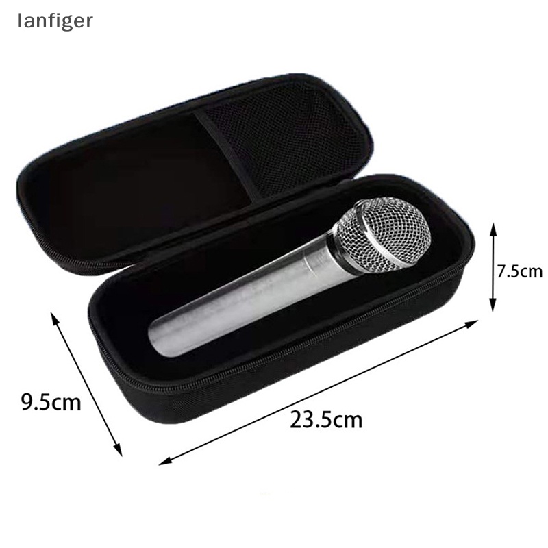 Lanf Hộp Đựng Micro Không Dây EVA Vỏ Cứng Chống Sốc Có Khóa Kéo Dùng Khi Đi Du Lịch EN