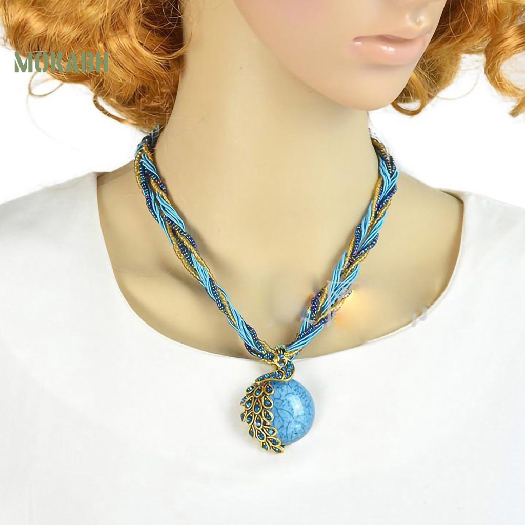 Abh Vòng Cổ Theo Phong Cách Bohemian Vintage Màu Sáng Dùng Hàng Ngày