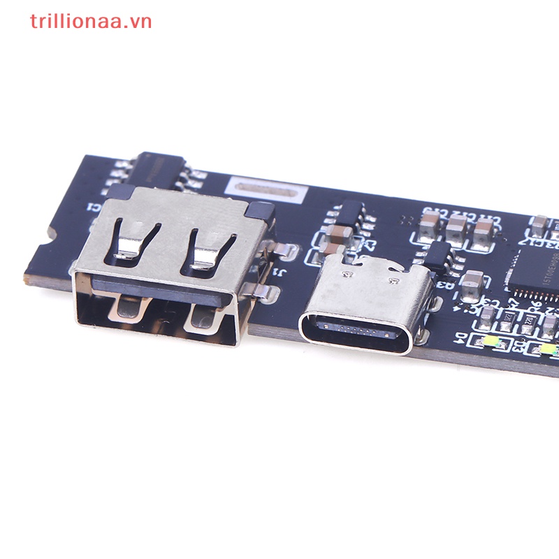 Bảng Mạch Sạc Nhanh 18650 QC3.0 Dual USB 18W Type-C DIY