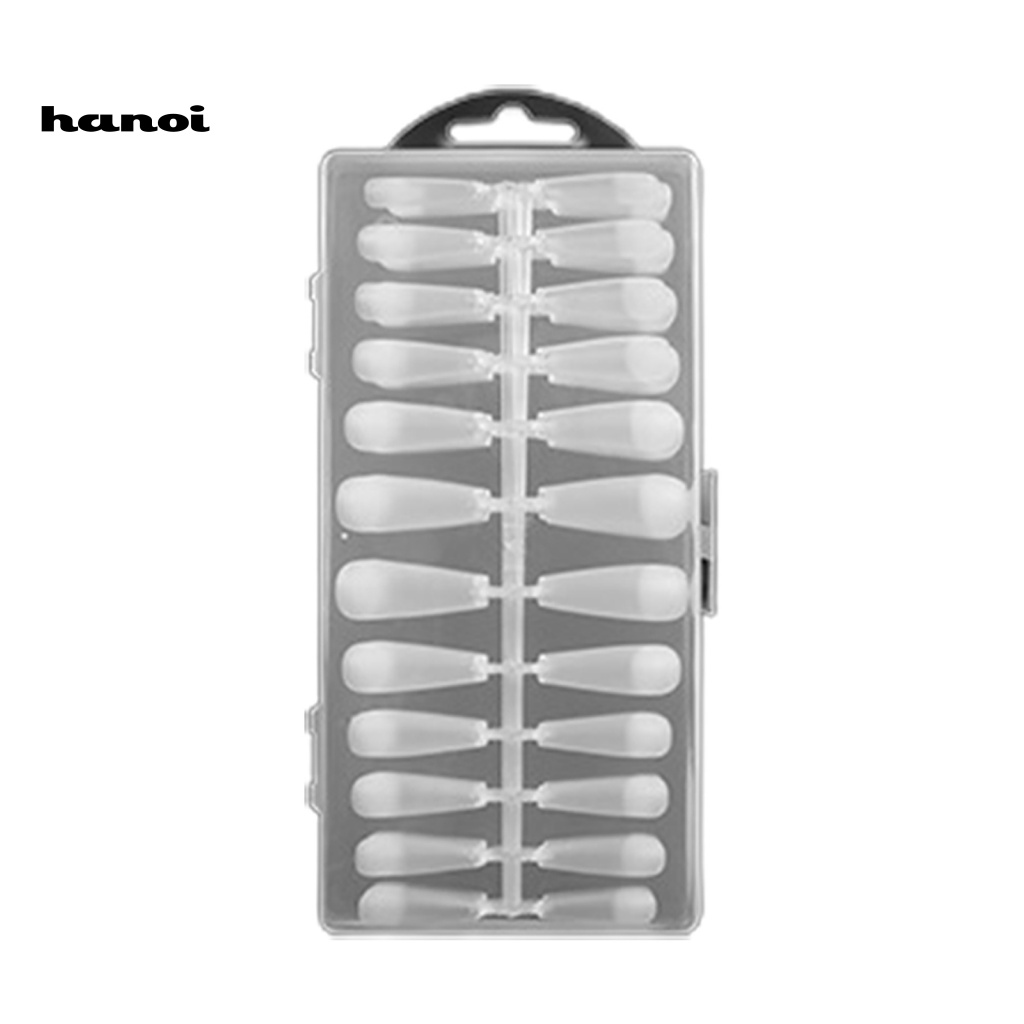 Hộp 240 Móng Tay Giả Trong Suốt Có Thể Tháo Rời Chắc Chắn