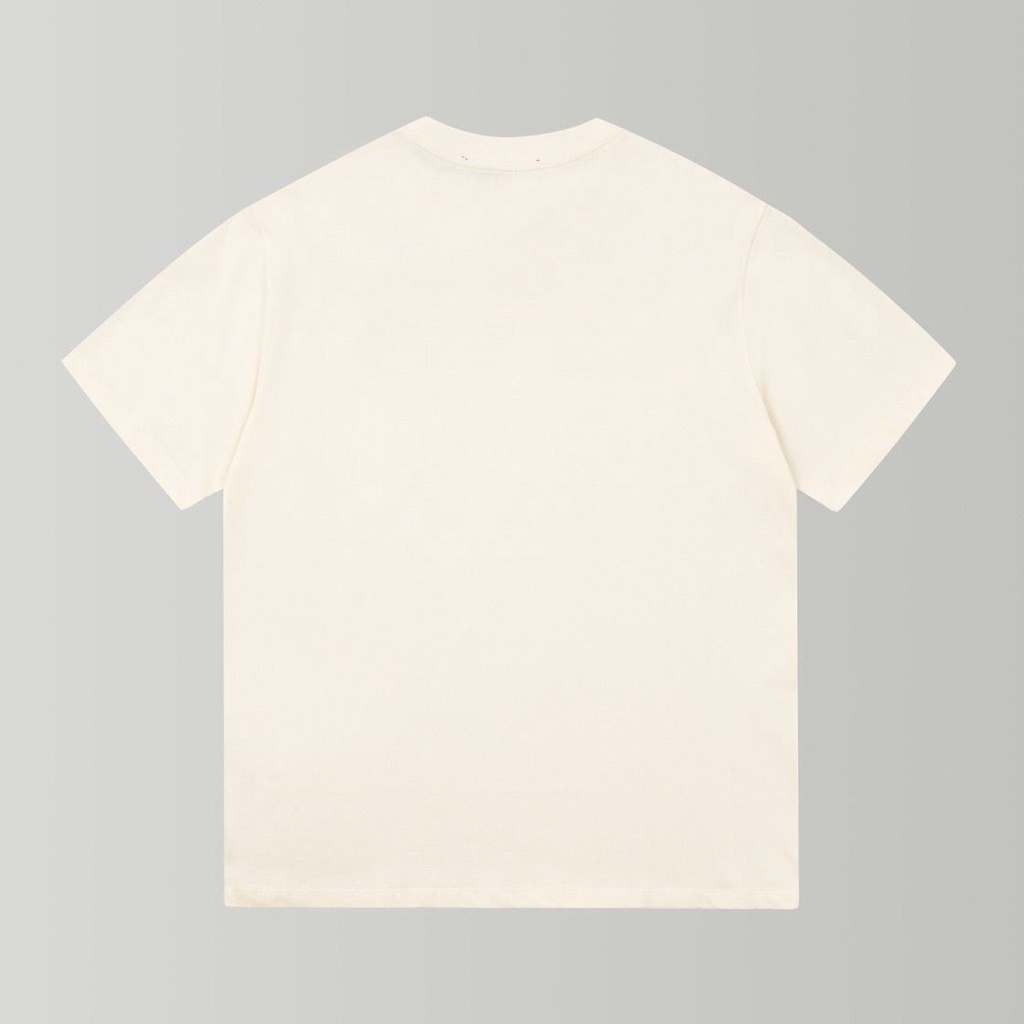 Áo Thun cotton Dáng Rộng Ngắn Tay In logo Thời Trang Mùa Hè Chất Lượng Cao Cho Nam Nữ + Thẻ XS-3XL