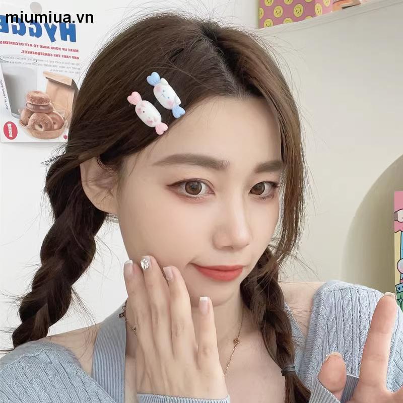 Miumiua🔮SANRIO Kẹp Tóc mini Họa Tiết Hoạt Hình Phong Cách Nhật Bản Dễ Thương Cho Bé Gái