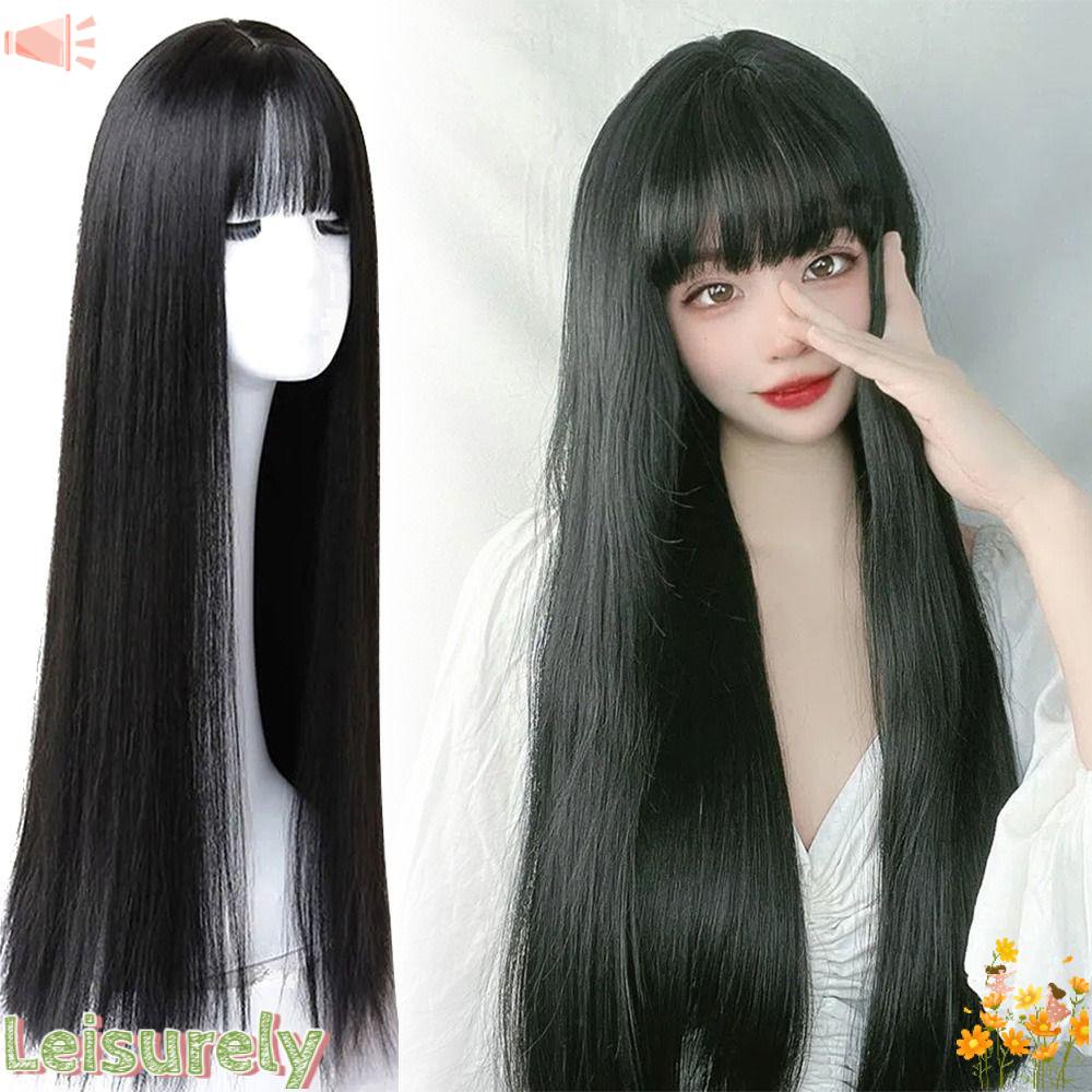 Bộ Tóc Giả Dài Thẳng Chịu Nhiệt Độ Cao Thời Trang Cho Nữ