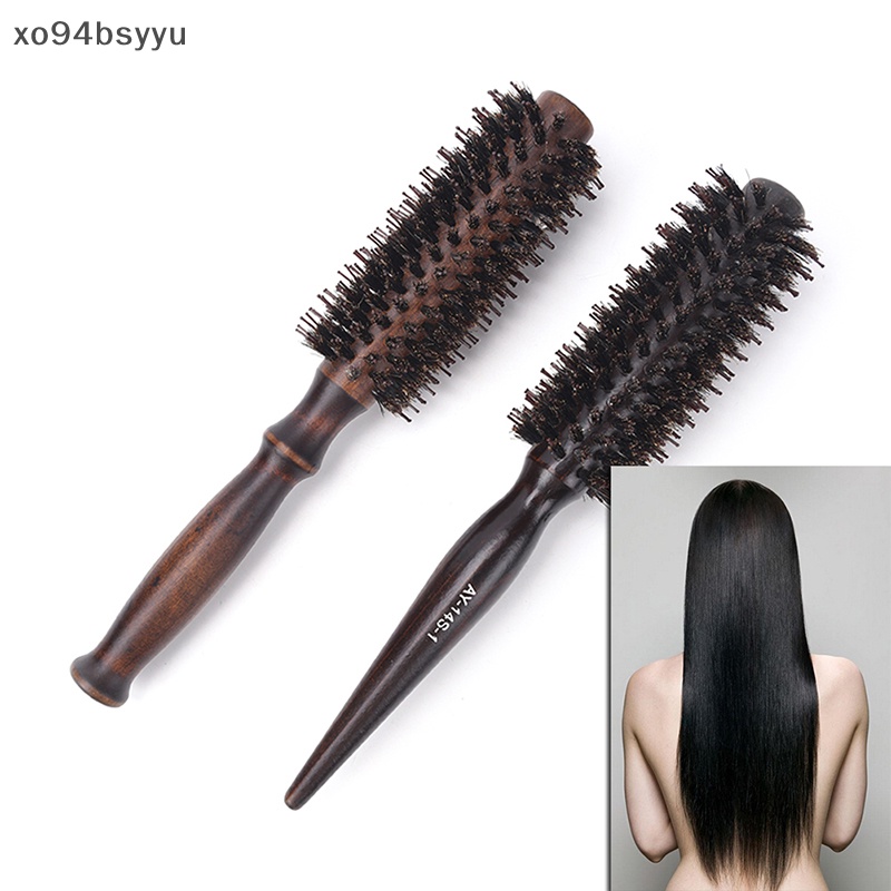 Lược Tròn Tạo Kiểu Tóc Xo94Bsyu Chống Tĩnh Điện Với Tay Cầm Bằng Gỗ Tự Nhiên Gương Trang Điểm Mini Bỏ Túi Hình Hoạt Hình Dễ Thương Vợt Gấp Gọn Tiện Dụng Chất Lượng Cao