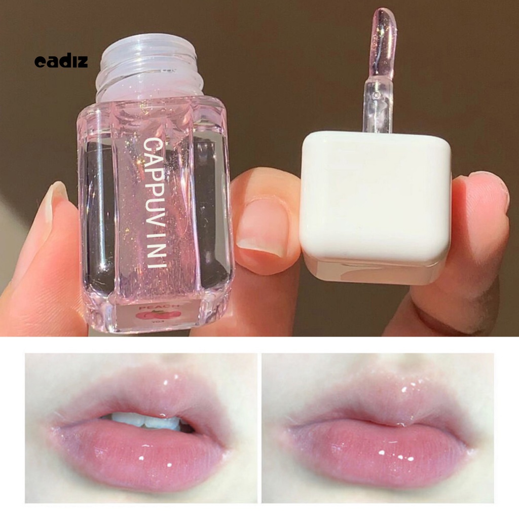 Bộ 3 Son Bóng Trong Suốt Dưỡng Ẩm Chống Nếp Nhăn Cho Môi