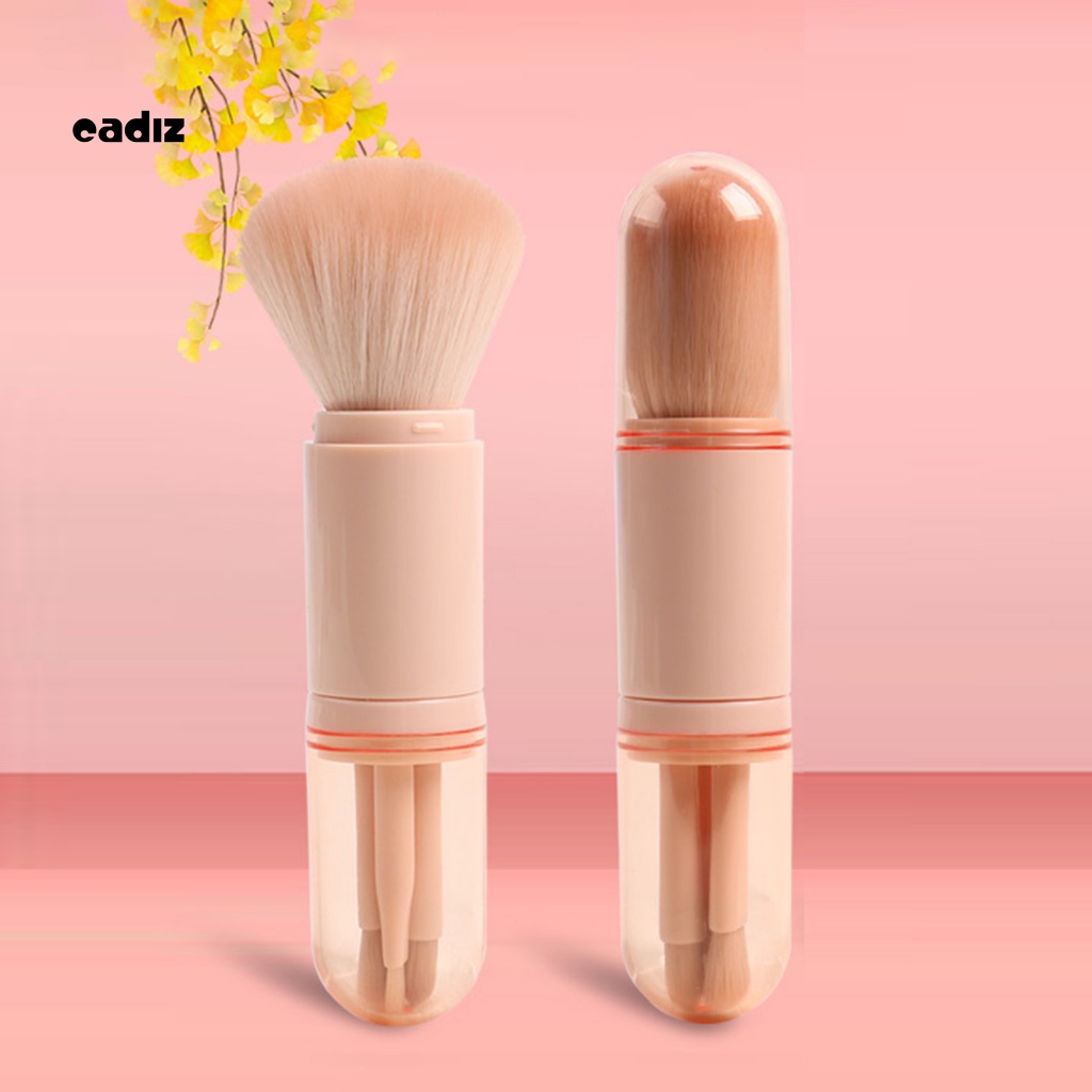 Cọ Trang Điểm 4 Trong 1 Chuyên Nghiệp Đa Năng Có Thể Thu Gọn