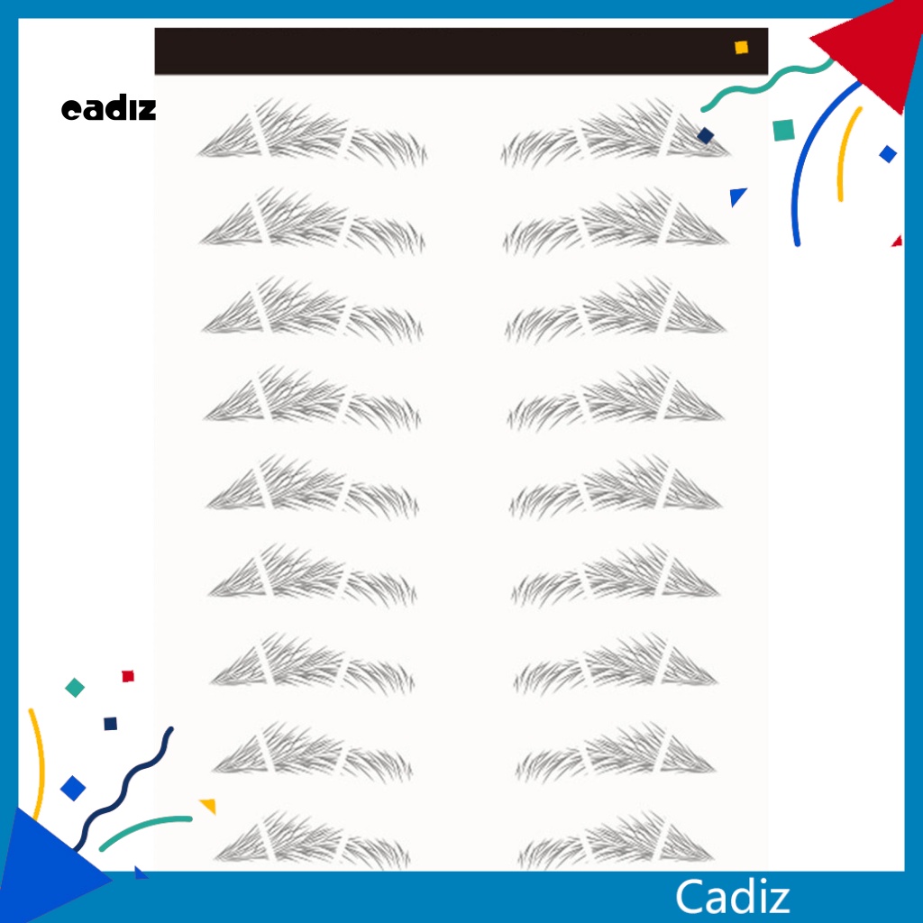 1 Tờ Miếng Dán Lông Mày Tạo Hiệu Ứng 3D Bán Vĩnh Viễn Kháng Nước Cho Nữ