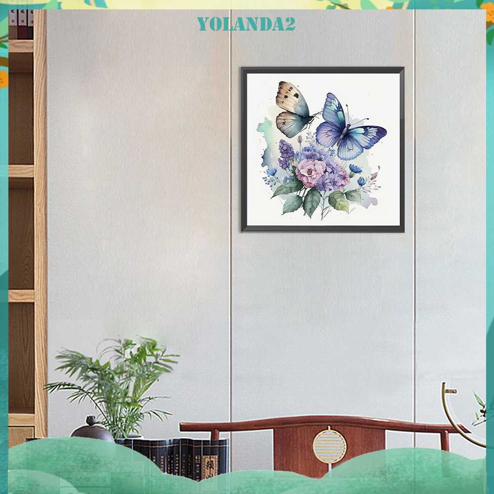 Tranh Đính Đá Kim Cương Toàn Bộ 5D DIY Hình Vẽ Hoa Trang Trí Nhà Cửa