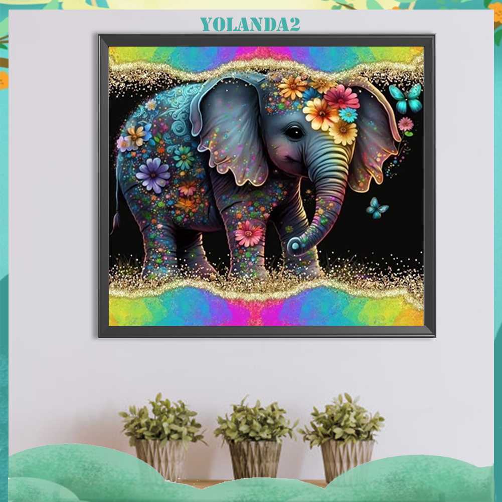 Tranh Đính Đá Kim Cương Toàn Bộ 5D DIY Hình Vẽ Động Vật