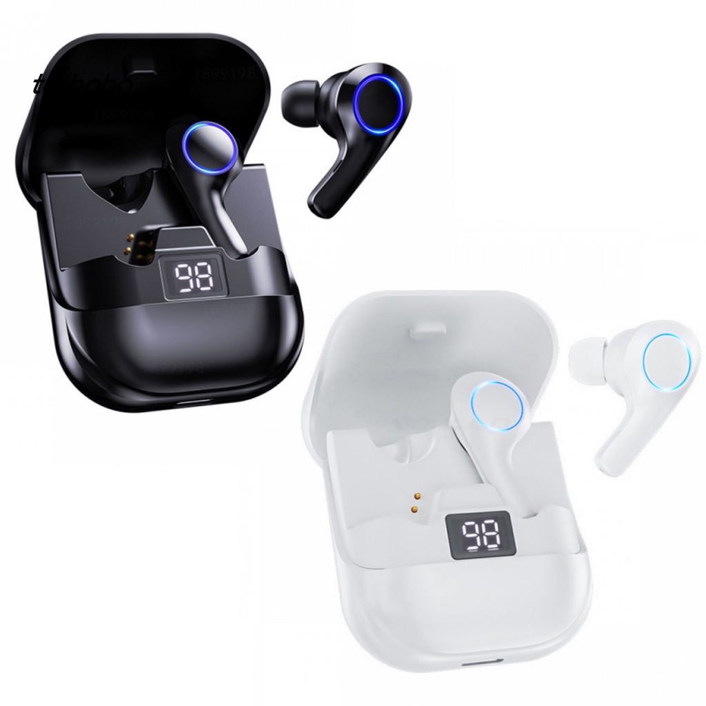 Tai Nghe Thể Thao Không Dây Bluetooth 5.1 Mega Bass Truyền Tải Âm Thanh Thông Minh Chống Ồn Có Màn Hình LED Kỹ Thuật Số