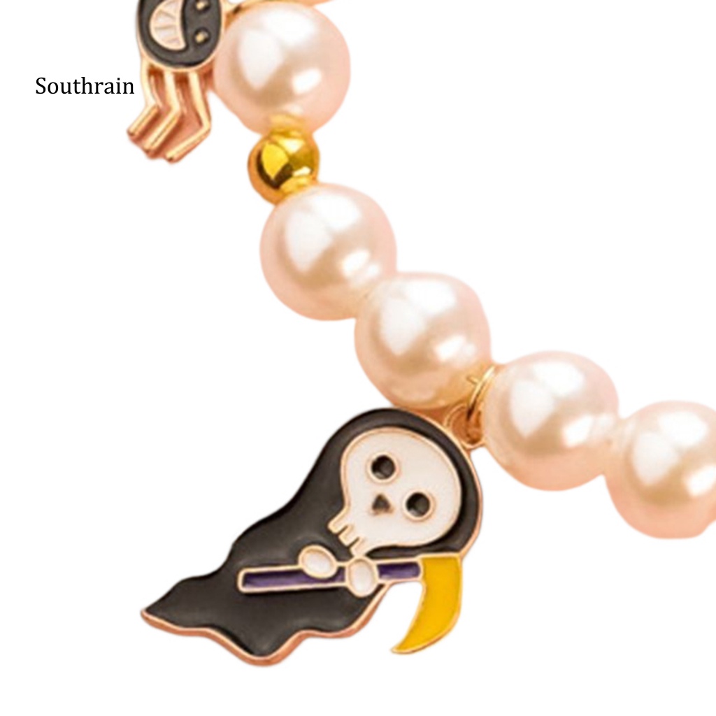 Vòng Cổ Nối Dài Bằng Resin Không Gây Kích Ứng Có Thể Điều Chỉnh Thiết Kế Hình Tôm Hùm Hoạt Hình Trang Trí Halloween