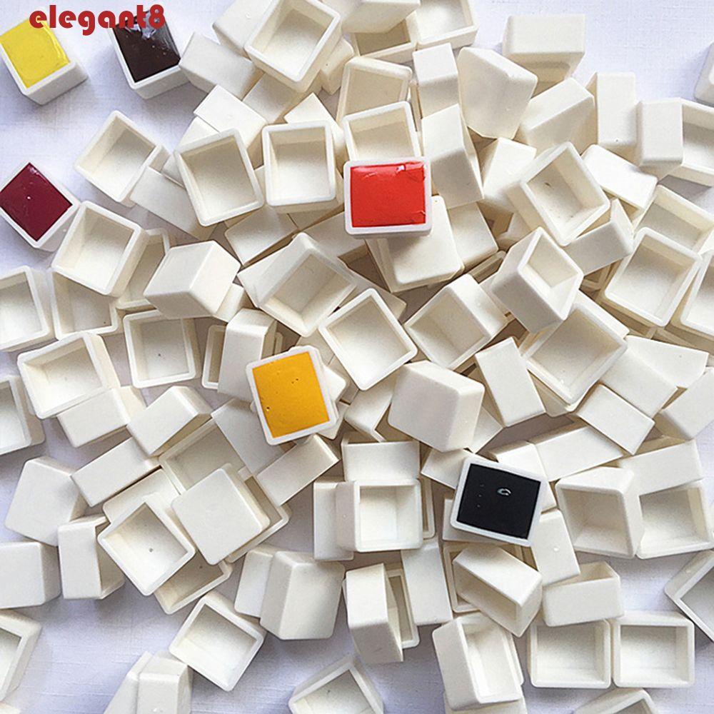 Set 6 / 12 / 24 / 36 / 48 Khay Nhựa Rỗng Đựng Màu Vẽ Nghệ Thuật