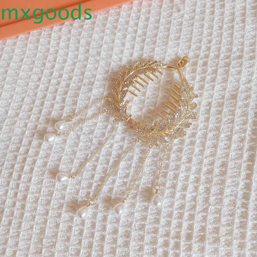 Kẹp Tóc Đuôi Ngựa Bằng Hợp Kim Phối Tua Rua Thời Trang Cho Nữ